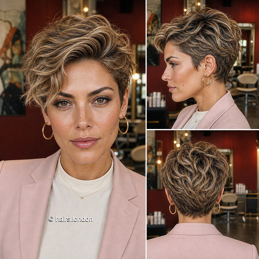 59 Textured Pixie Cut Ideas for a Modern, Messy Look Toasted Caramel Brunette Hair
