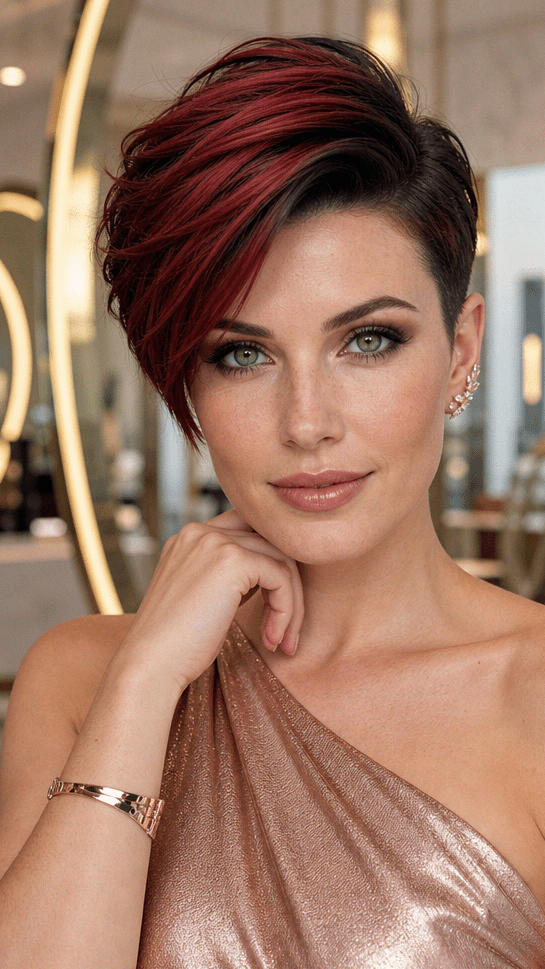 Crimson Cherry Espresso Hair