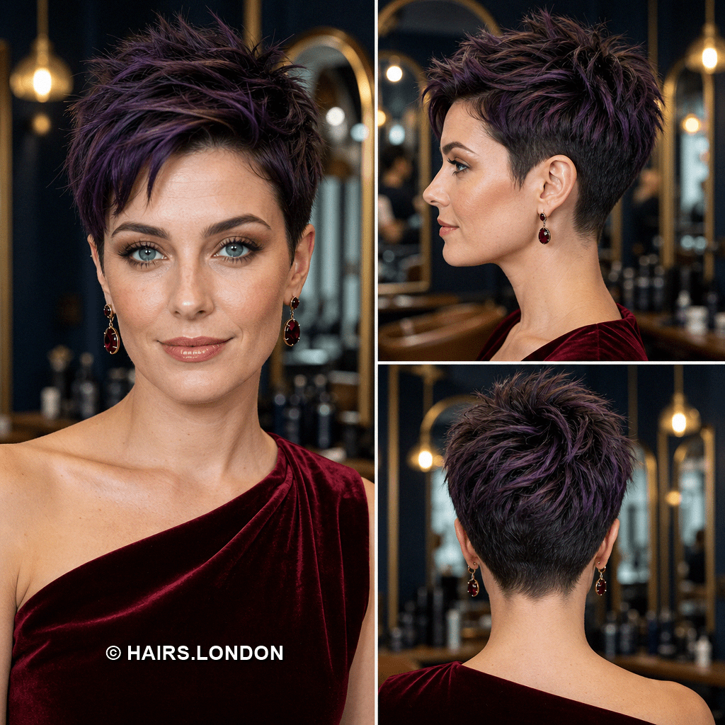 Smoky Amethyst Plum Hair