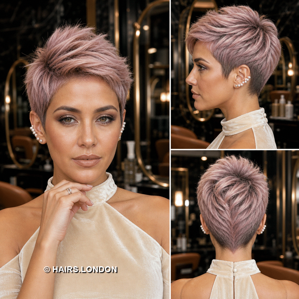 Dusty Rose Pink Hair