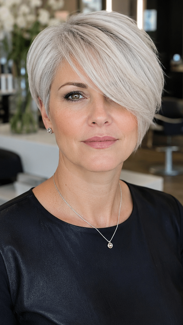 Frosted Silver Pearl Hair