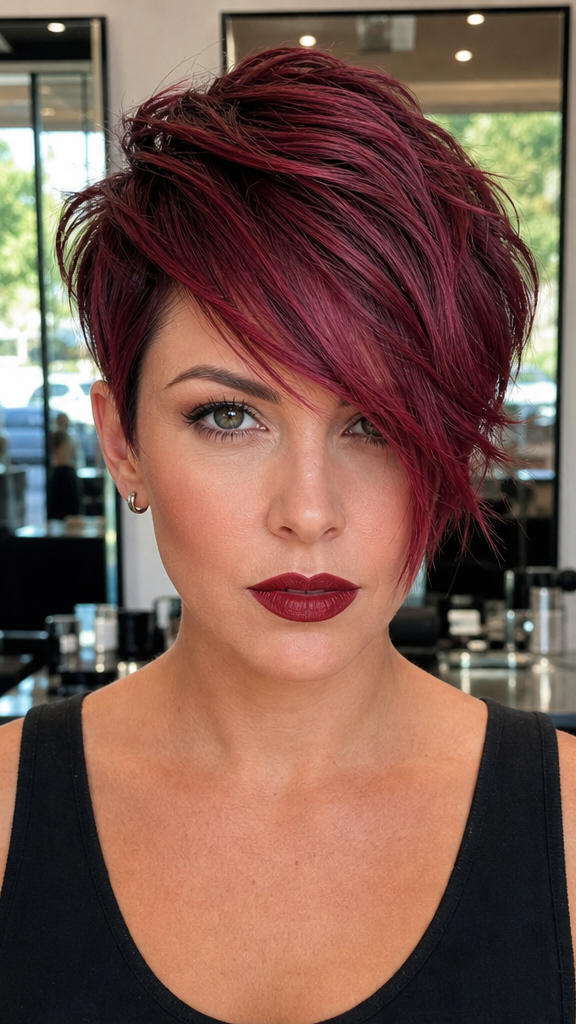 Black Cherry Merlot Hair