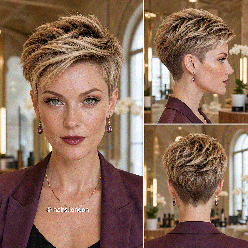 84 Best Short Pixie Cuts and Hairstyles in 2026 Golden Caramel Blonde Hair