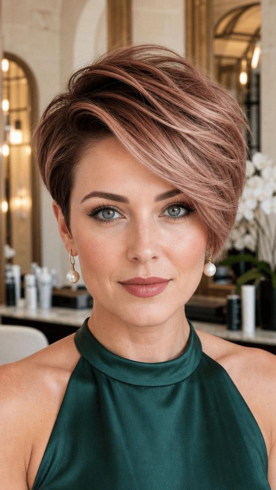 Rosewood Copper Brown Hair