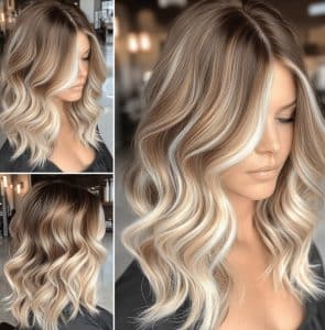 Ash Blonde Balayage Hair
