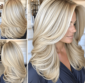 Buttery Platinum Blonde Hair