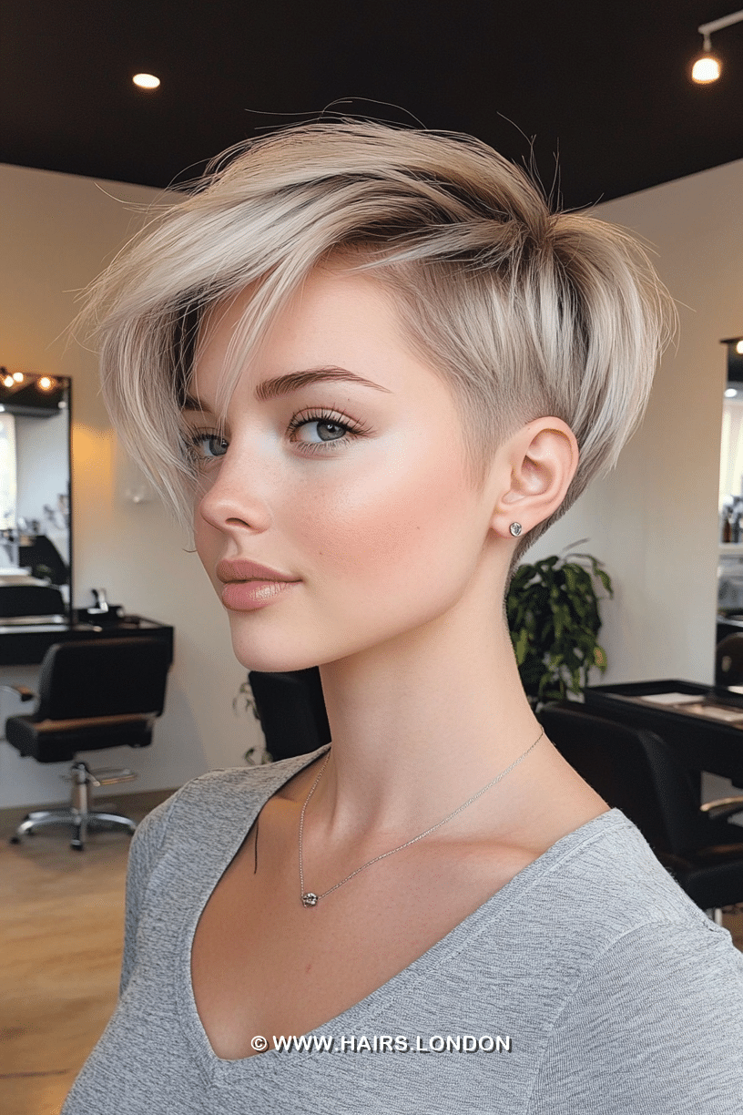 Cool Platinum Blonde Hair