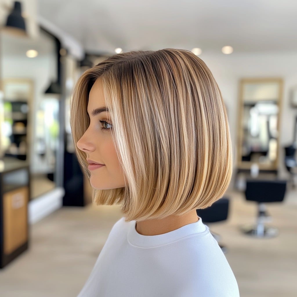 Golden Blonde Balayage Hair