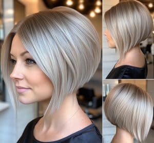 Icy Platinum Blonde Hair