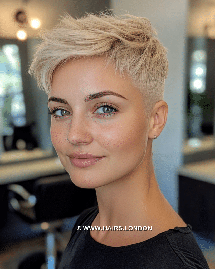 Icy Platinum Blonde Hair