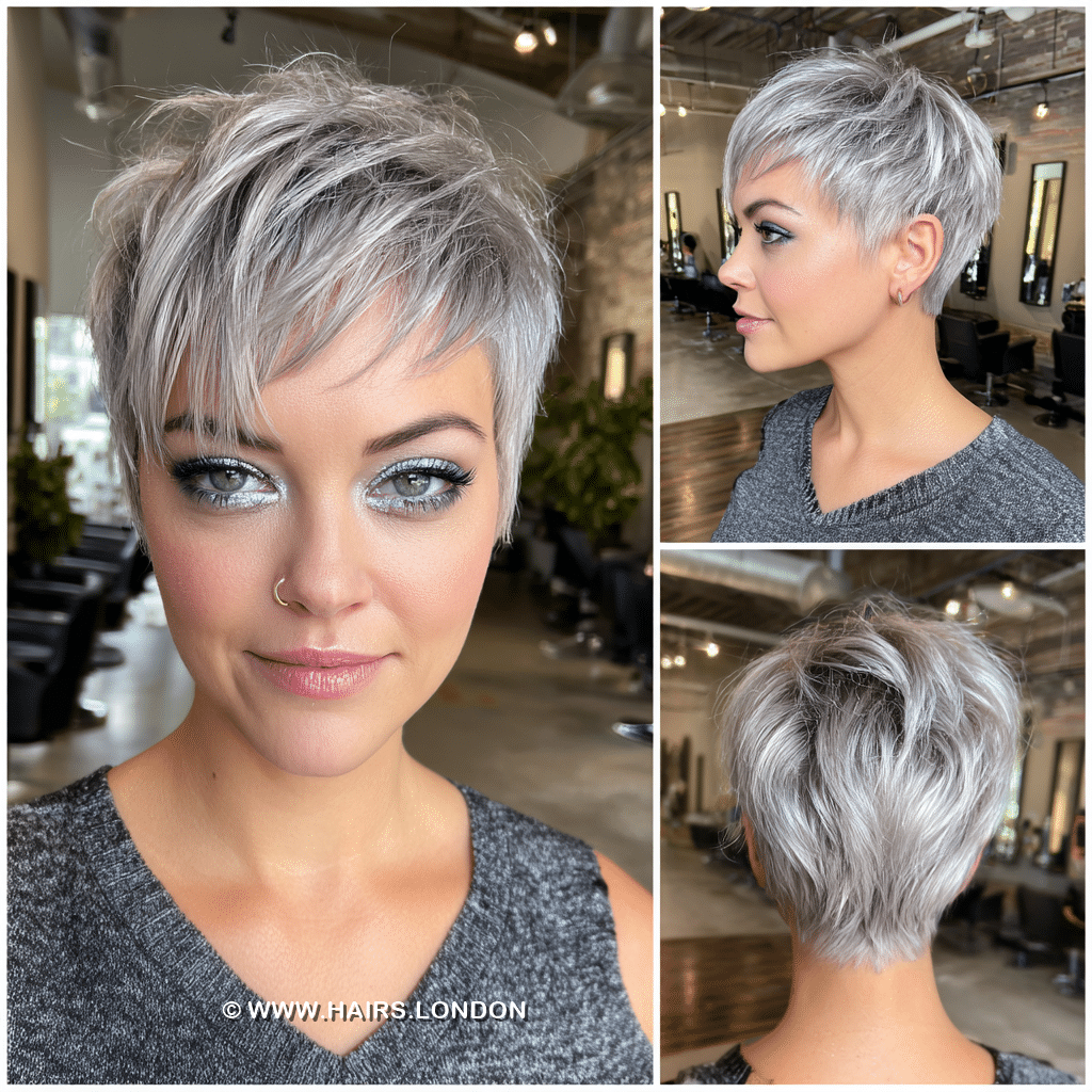 Icy Silver Platinum Hair