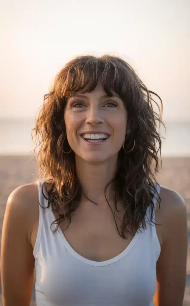 53 Trendy Medium Hairstyles With Bangs for 2025