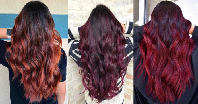 Red Balayage Hair Colors: 25 Hottest Examples for 2022
