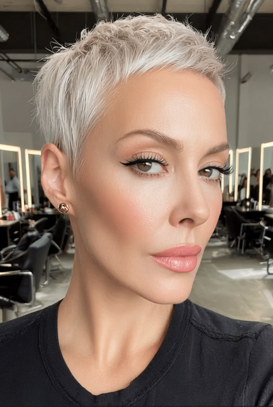 Icy Pearl Platinum Hair