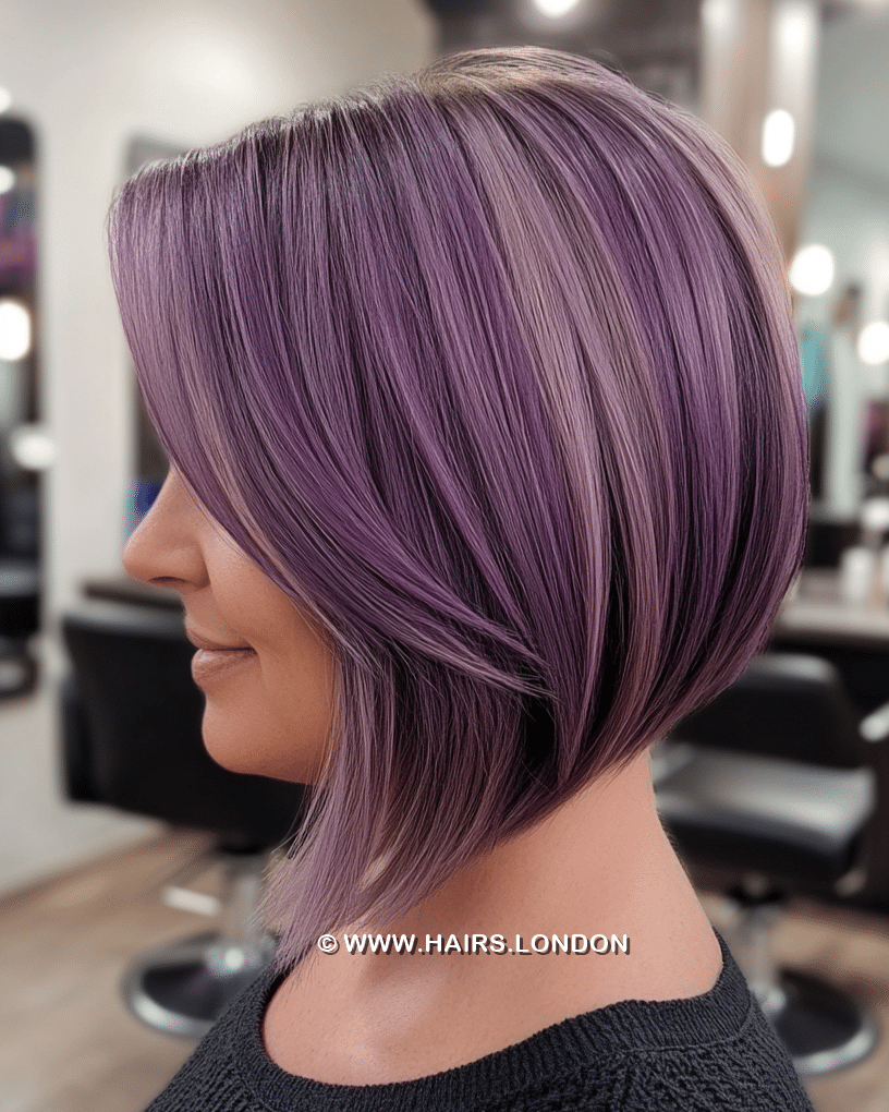 Soft Lavender Purple Hair
