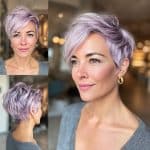 Soft Lilac Pixie Bob Hair