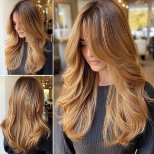 Warm Golden Blonde Hair