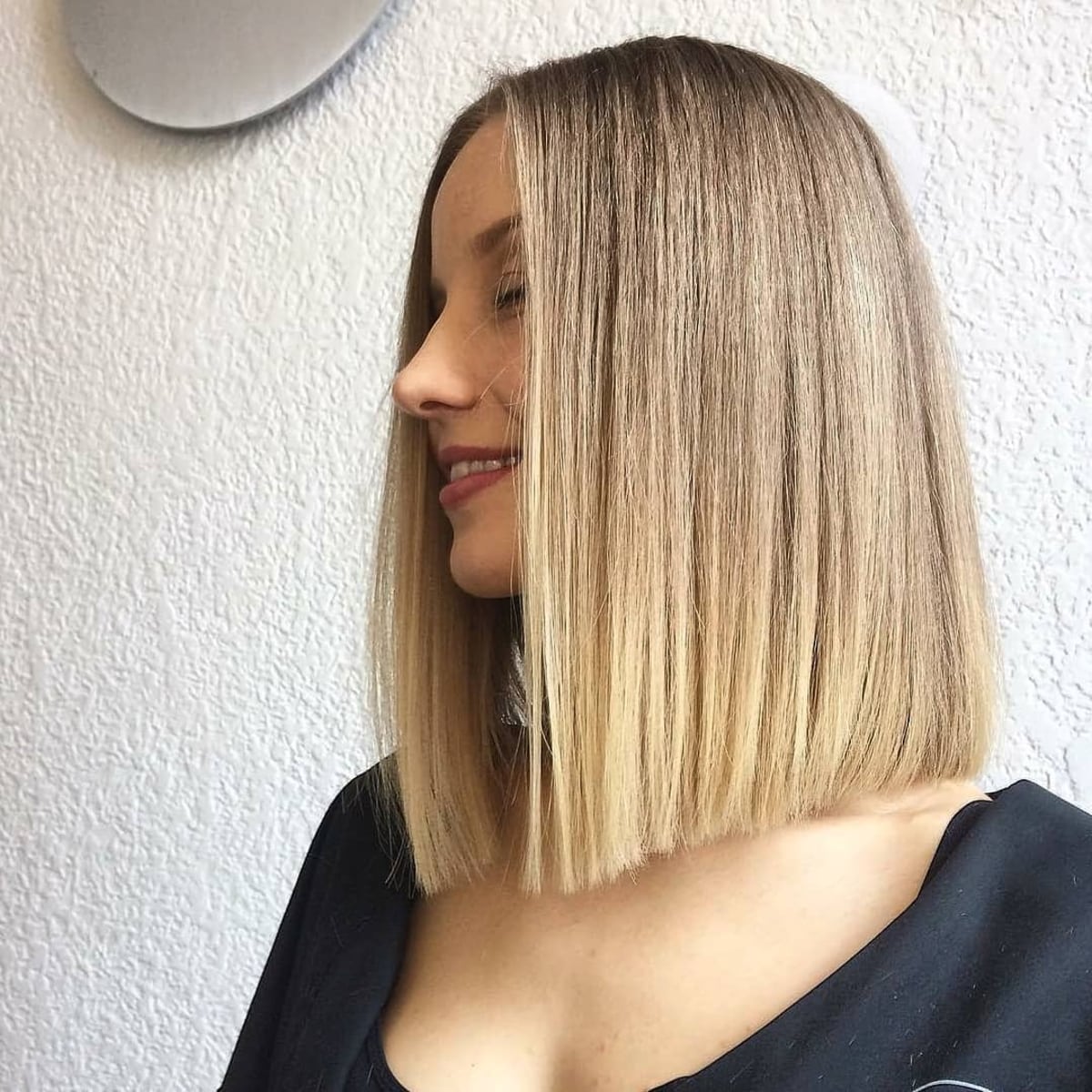 Angled Bob Cut for Medium Thick Hair