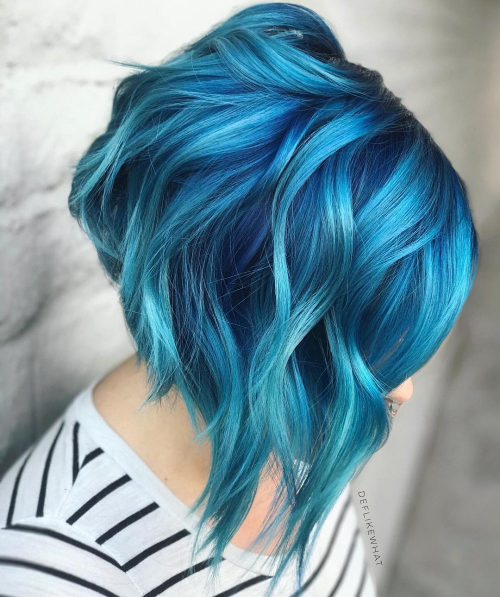 Anime Blue Ombre