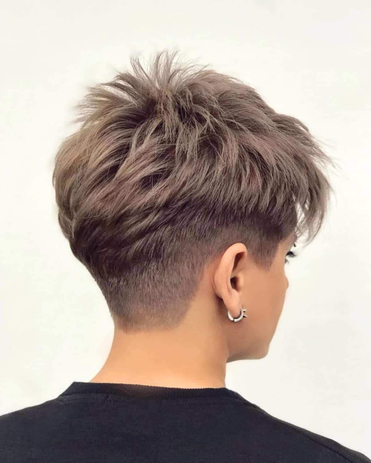 Ash brown pixie undecut