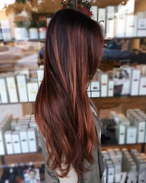 Auburn Brown Hair Color