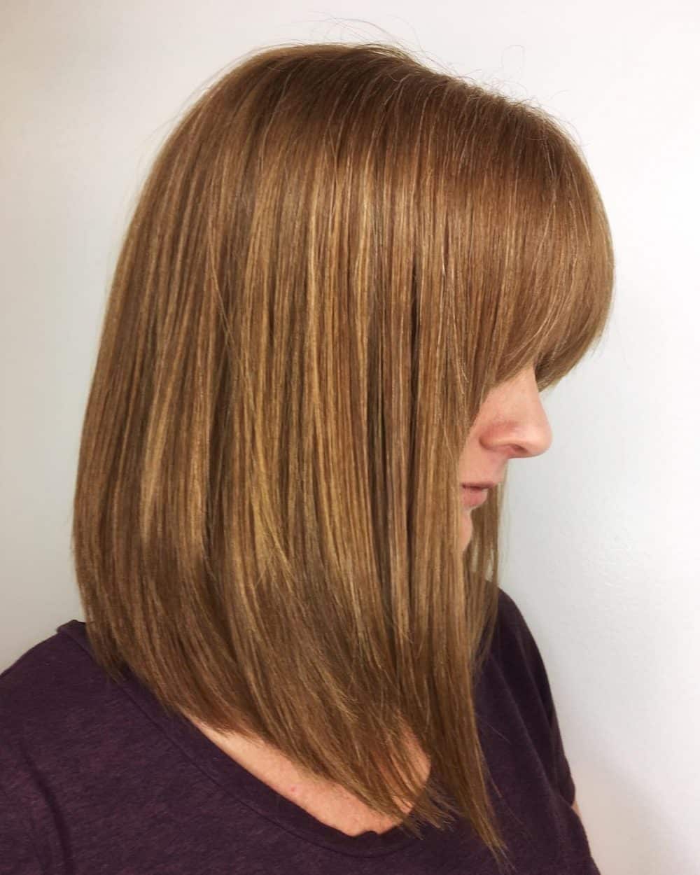 Auburn Hair with Caramel Highlights