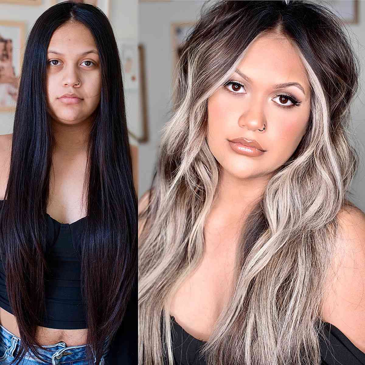 balayage lived-in waves