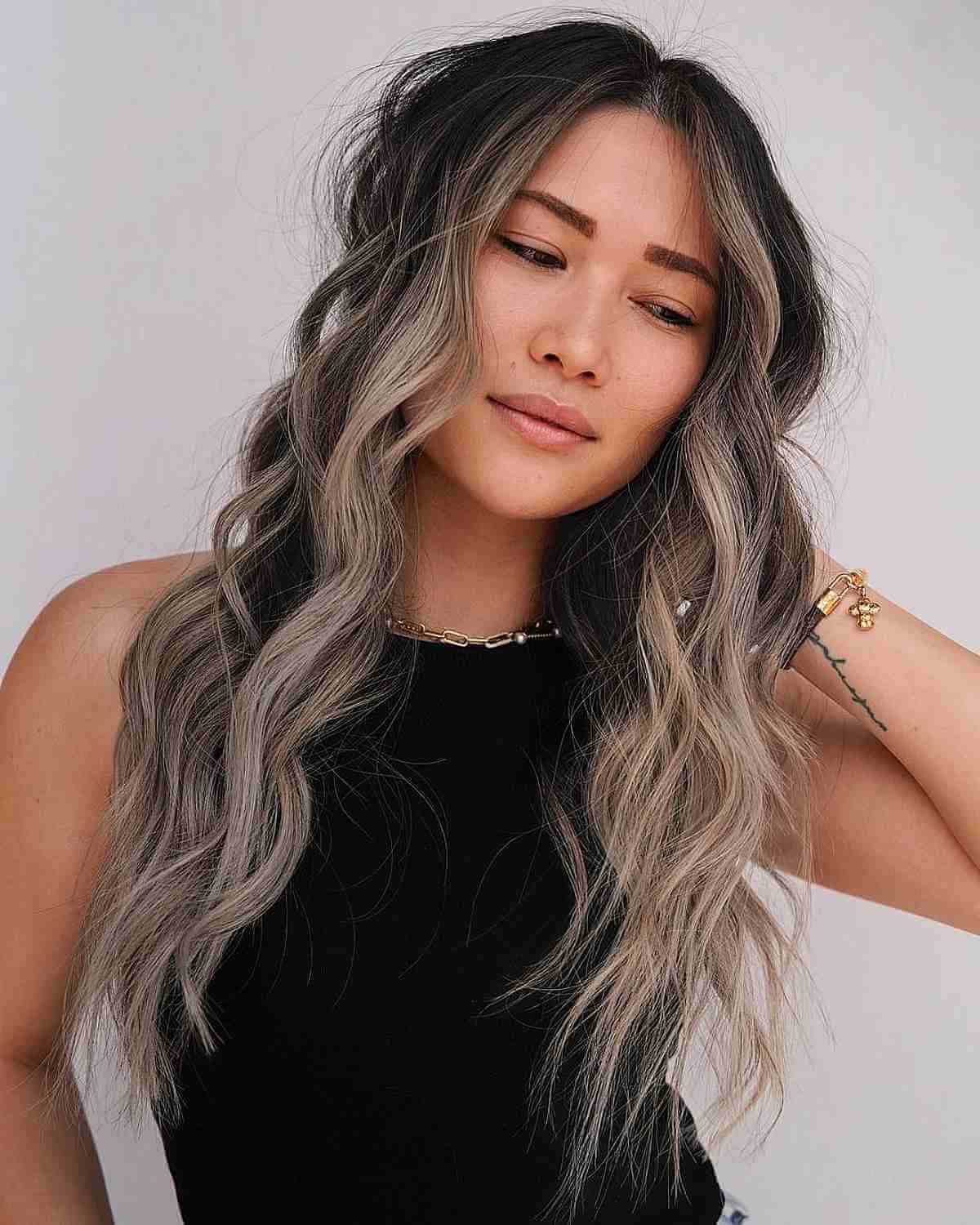 Black and Ash Blonde