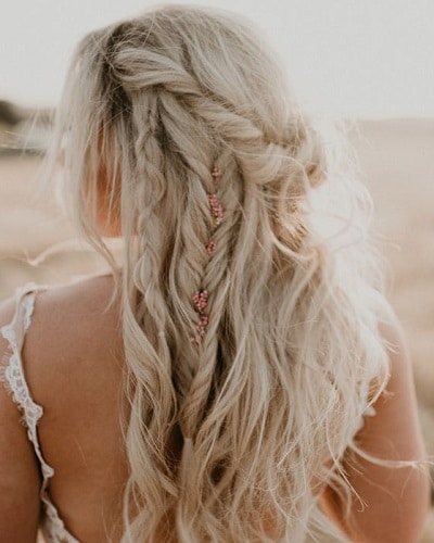 Bohemian Wedding Hairstyles for Long Hair