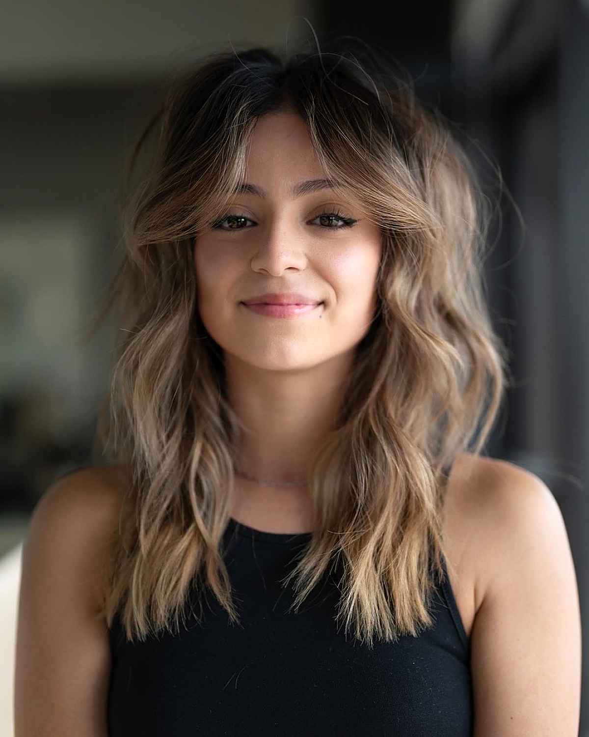 boho chic shag cut