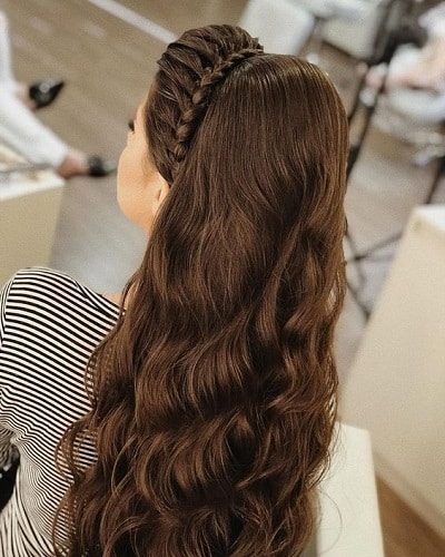 Braided Headband Prom Hairstyles for Long Hair