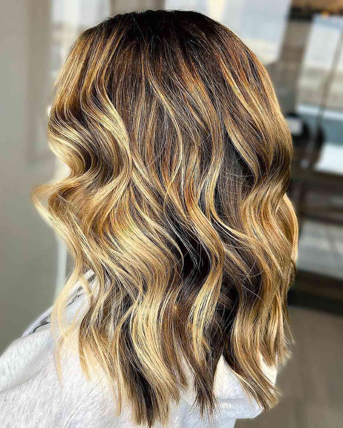 Bright Honey Blonde Highlights