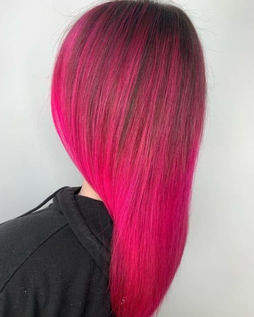 Bright Magenta Hair Dye for Dark Hair