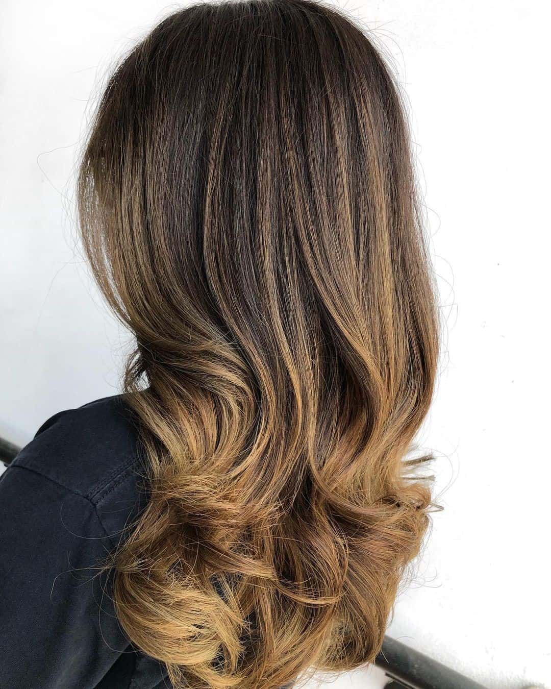 Brown Base With Highlights Blowout 