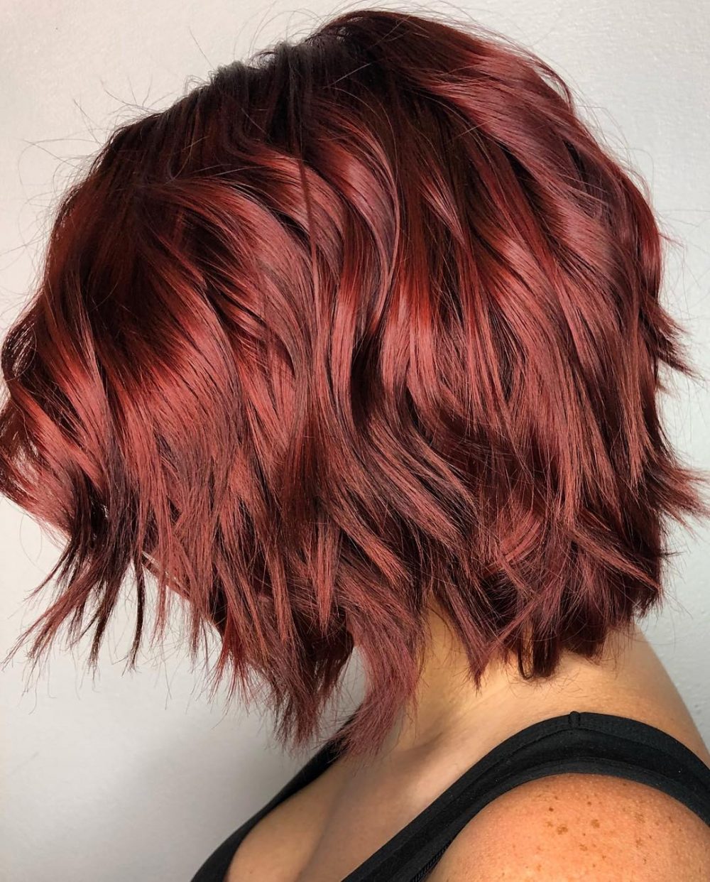 Burgundy Red Hair