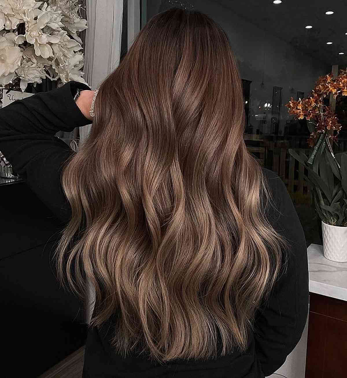 Champagne Beige Brown Balayage