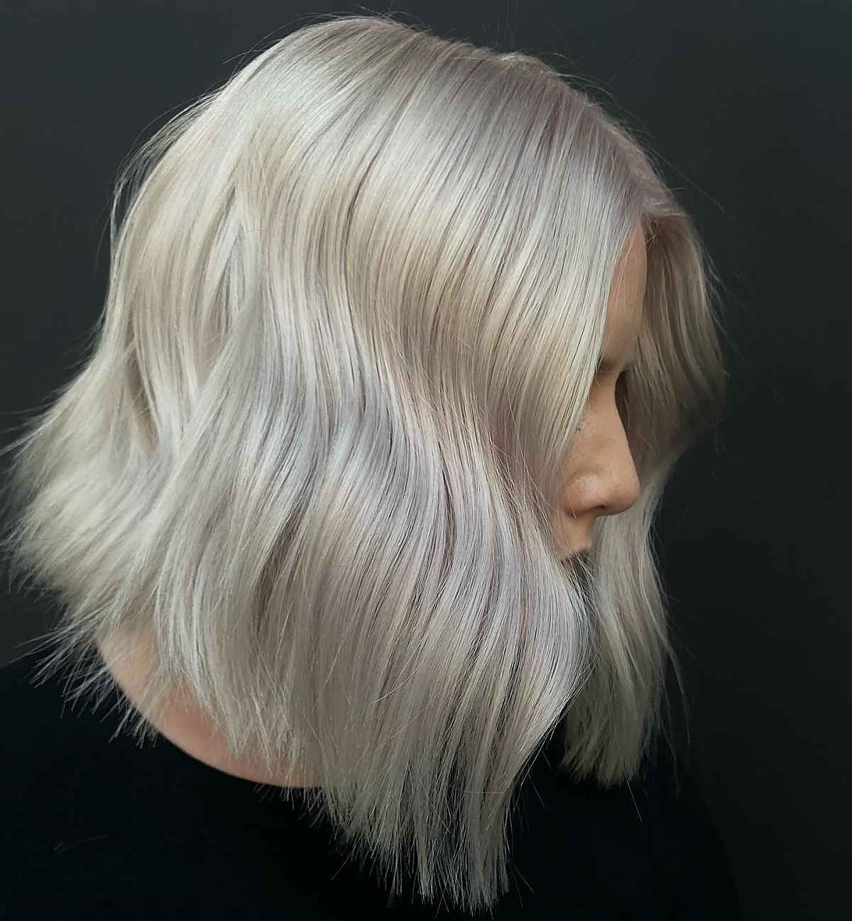 champagne blonde waves