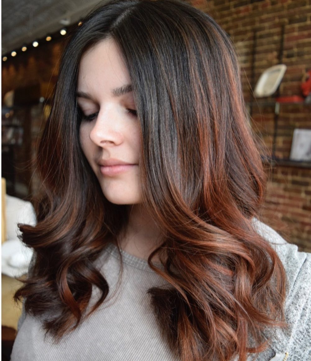 Chocolate Red Highlights