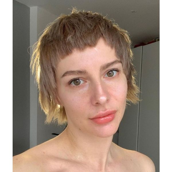 Chopped Mullet Short Hairstyle cute hairstyles for short hair