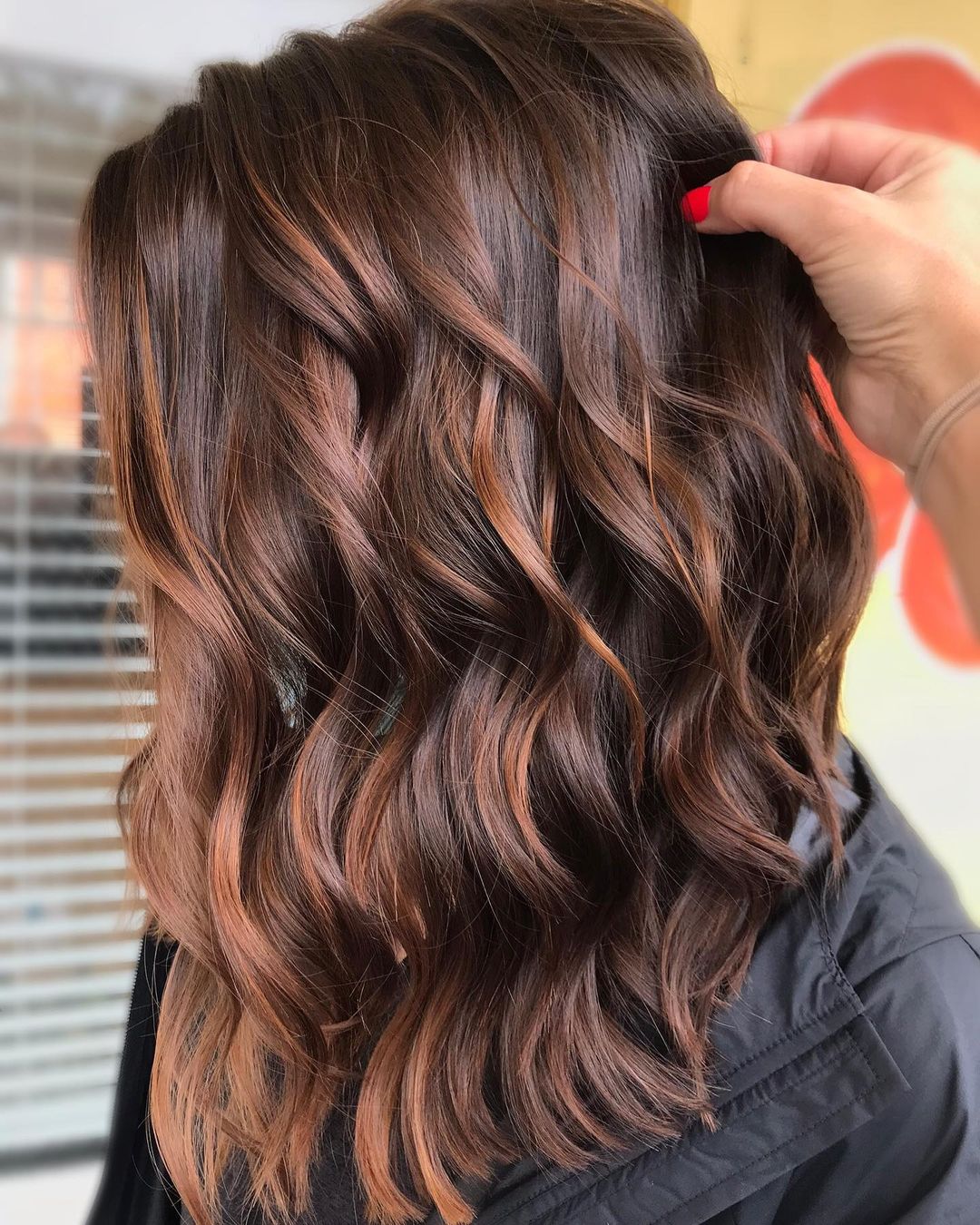 Copper Brown Balayage