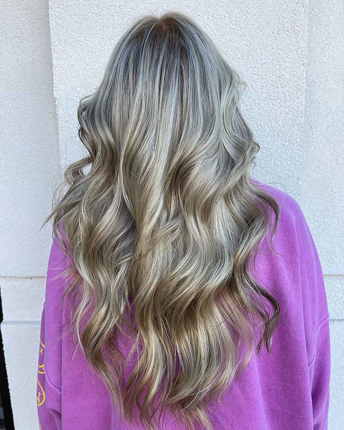 Dark Blonde Hair with Lowlights