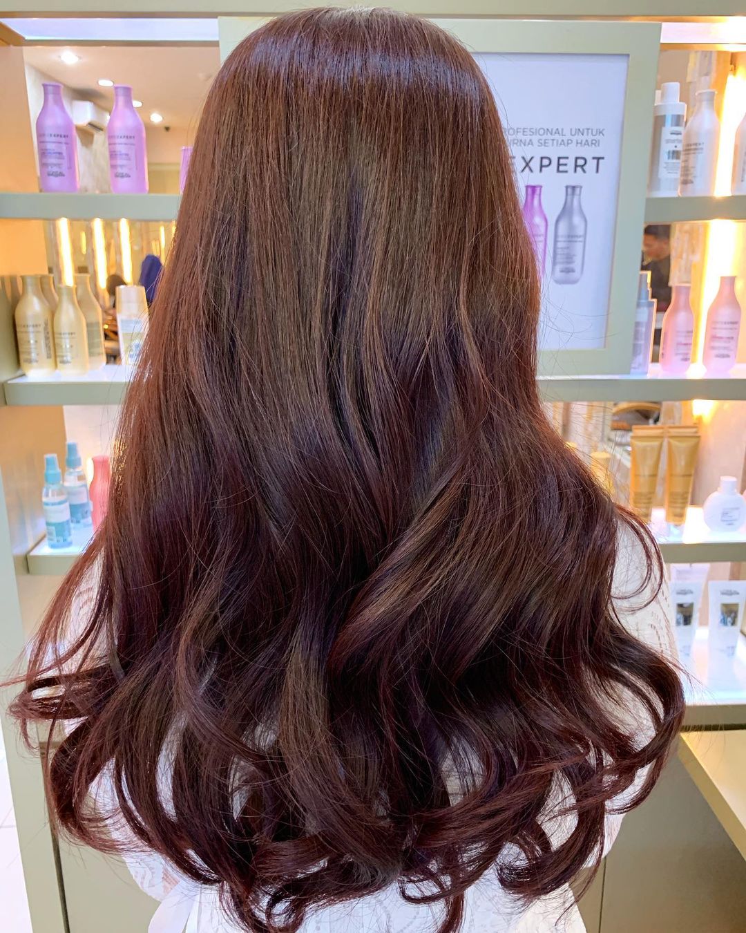 Dark Brown Mahogany Hair Color