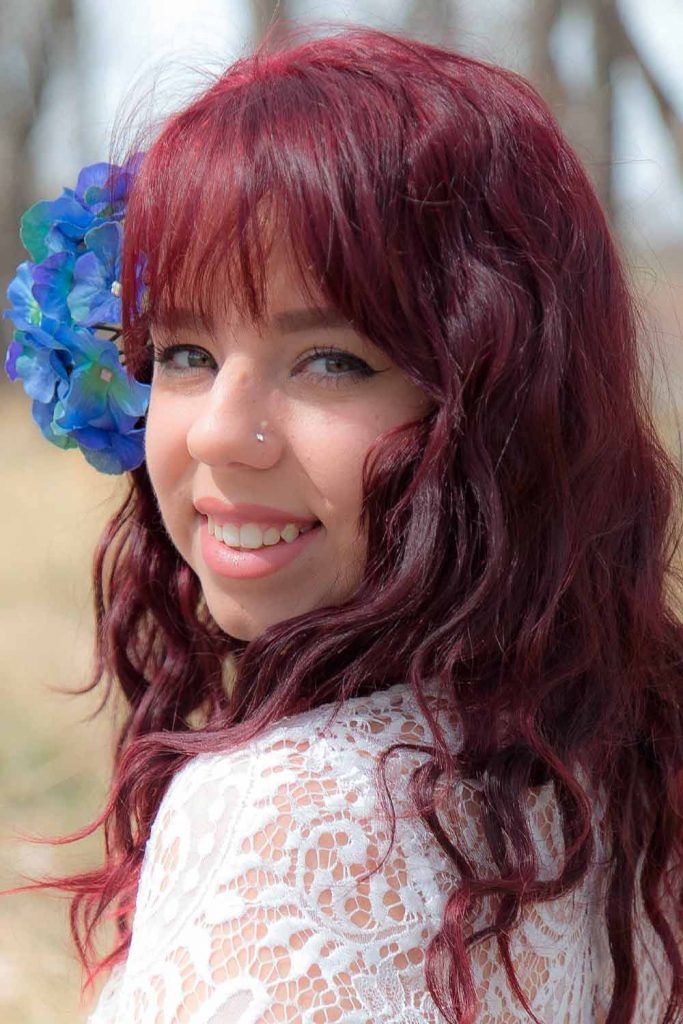 Dark Mahogany Hair