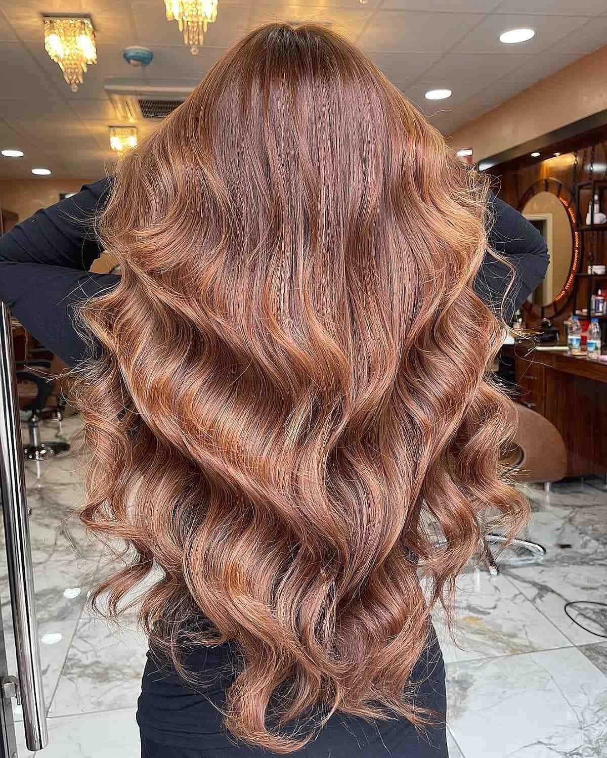 Dimensional Caramel Brown Balayage