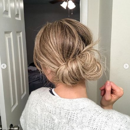 Double Bun Easy Updos For Medium Hair