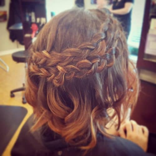 Double Crown Braid hairstyle