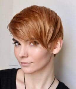 Edgy Medium-Length Pixie Cut for Fine Hair