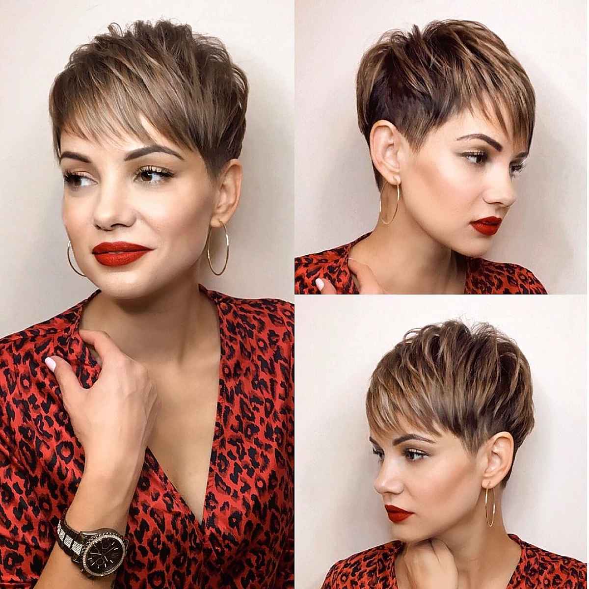 Edgy Pixie Cut with Bangs