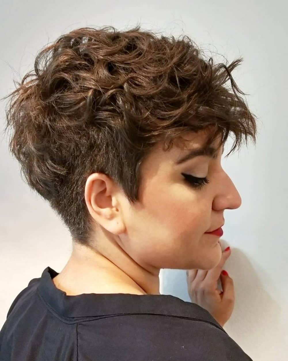 edgy Short Curly Hair