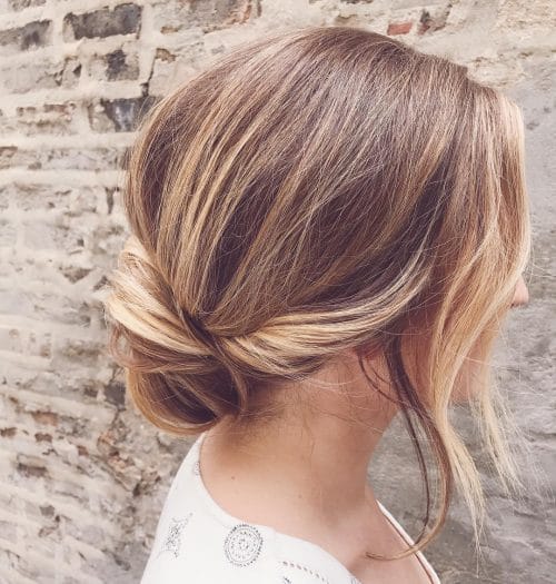 Effortless Updo hairstyle